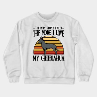 Chihuahua Dog Crewneck Sweatshirt